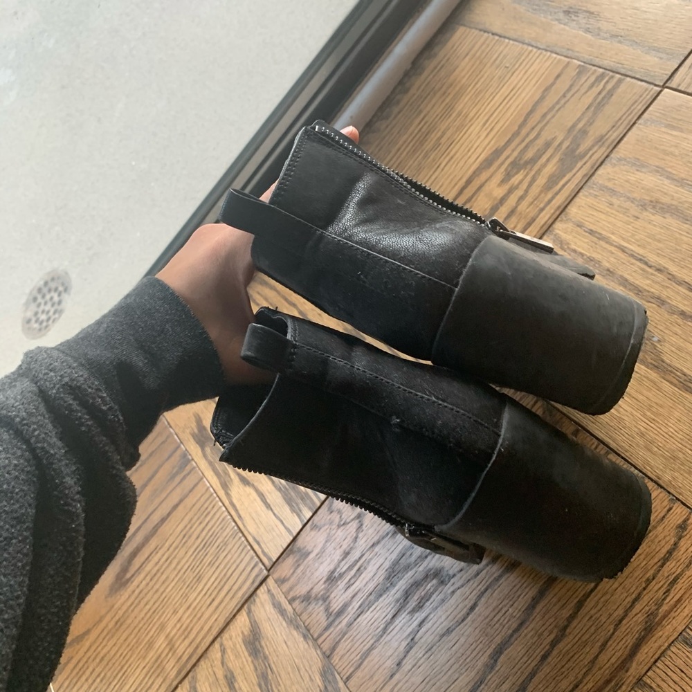 Black Zip Booties - image 3